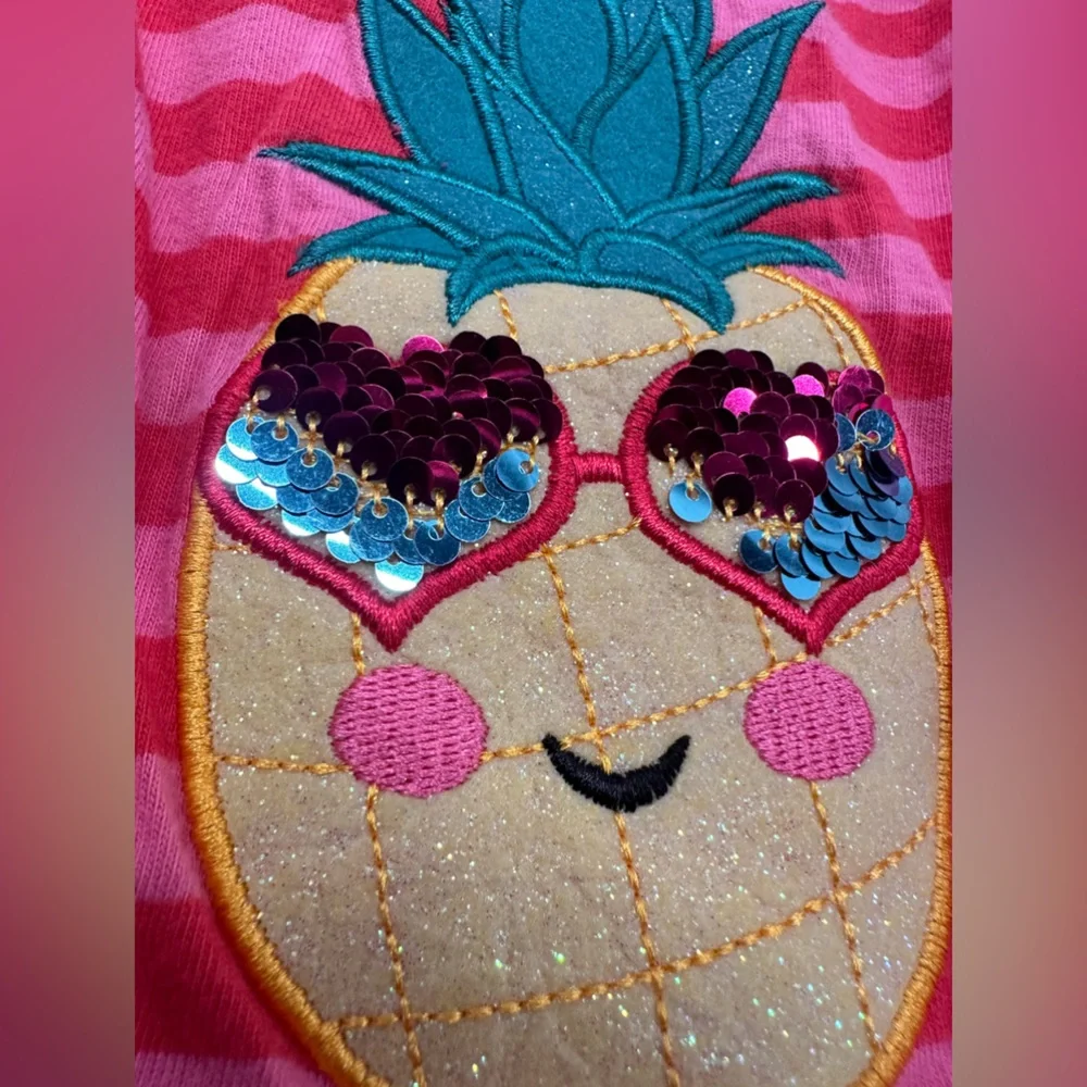 2T Rare Editions Sequin Pineapple Set